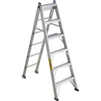 2700 Series Industrial Duty Multi-Way Ladders, 6', Aluminum, 250 lbs. Cap., ANSI 1, CSA 1 Equipment World