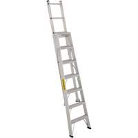 2700 Series Industrial Duty Multi-Way Ladders, 7', Aluminum, 250 lbs. Cap., ANSI 1, CSA 1 Equipment World