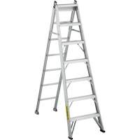 2700 Series Industrial Duty Multi-Way Ladders, 7', Aluminum, 250 lbs. Cap., ANSI 1, CSA 1 Equipment World