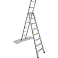2700 Series Industrial Duty Multi-Way Ladders, 8', Aluminum, 250 lbs. Cap., ANSI 1, CSA 1 Equipment World