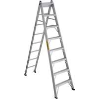 2700 Series Industrial Duty Multi-Way Ladders, 8', Aluminum, 250 lbs. Cap., ANSI 1, CSA 1 Equipment World