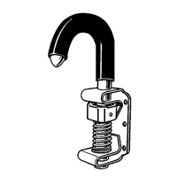 Crochet pour c&acirc;ble simple, 2/ens Equipment World
