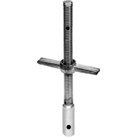 Scaffolding Accessories - Adjustable Jack Screw, Adjustable Jack Screw, 24" W x 24" H Equipment World