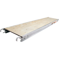 Work Platforms - Plywood Deck, Wood, 7' L x 19" W Equipment World