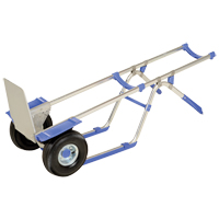 Ergonomic Hand Truck, Combination Handle, Aluminum, 52" Height, 350 lbs. Capacity Equipment World