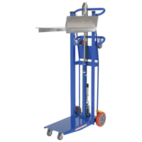 Hydra Lift Platform Stacker, Foot Pump Operated, 750 lbs. Capacity, 52" Max Lift Equipment World