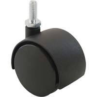 Twin Wheel Caster (300/400 Series), Swivel, 2" (51 mm) Dia., 75 lbs. (34 kg.) Capacity Equipment World