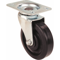 Light-Duty Caster, Swivel, 3" (76 mm), Polyolefin, 250 lbs. (113 kg.) Equipment World