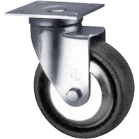 Heavy-Duty Caster, Swivel, 4" (101.6 mm), Neoprene, 500 lbs. (227 kg.) Equipment World