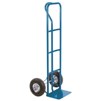 All-Welded Hand Truck, P-Handle Handle, Steel, 51" Height, 600 lbs. Capacity Equipment World