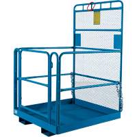 Nacelle &eacute;l&eacute;vatrice pour travail en hauteur, 48" x 48" x 72" h, Capacit&eacute; de 1000 lb, Acier Equipment World