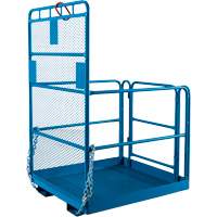 Nacelle &eacute;l&eacute;vatrice pour travail en hauteur, 48" x 48" x 72" h, Capacit&eacute; de 1000 lb, Acier Equipment World