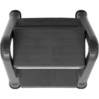 Escabeau repliable, 2 marches, 19-1/2" x 20-1/2" x Hauteur 22-3/4" Equipment World