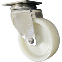 Caster, Swivel, 4" (101.6 mm), Nylon, 200 lbs. (91 kg.) Equipment World