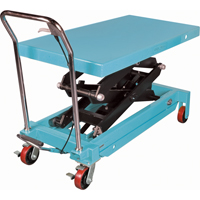 Heavy-Duty Hydraulic Scissor Lift Table, 48" L x 24" W, Steel, 1545 lbs. Capacity MJ526 | Equipment World