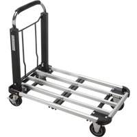 Chariots &agrave; plateforme pliants, Aluminium, 300 lb, 28" lo x 16" la, Hauteur 32" Equipment World
