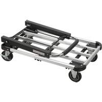 Chariots &agrave; plateforme pliants, Aluminium, 300 lb, 28" lo x 16" la, Hauteur 32" Equipment World