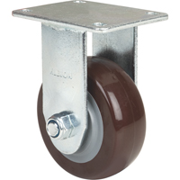 Caster, Rigid, 4" (101.6 mm), Polyurethane, 440 lbs. (199.58 kg.) Equipment World