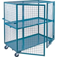 Wire Mesh Truck, 2 Tiers, 39" L x 26" W x 62.5" H, 1200 lbs. Cap. Equipment World