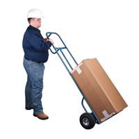 Deluxe Hi-Boy Hand Truck, P-Handle Handle, Steel, 72" Height, 700 lbs. Capacity Equipment World