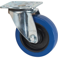Blue Caster, Swivel, 5" (127 mm), Rubber, 400 lbs. (181 kg.) Equipment World