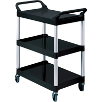 Chariot de service, 3 tiers, 19" x 38" x 34", Capacit&eacute; 200 lb Equipment World