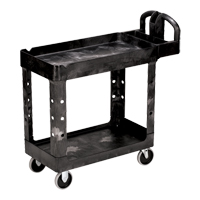 Chariot utilitaire robuste - 4500-88, 2 tiers, 17-1/8" x 33-1/4" x 39", Capacit&eacute; 500 lb Equipment World