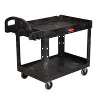 Heavy Duty Utility Cart - 4520-88, 2 Tiers, 25-1/4" x 39" x 44", 500 lbs. Capacity ML450 | Equipment World