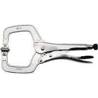 Super Heavy-Duty Locking C-Clamp with Swivel Pad, 11" (279 mm) Capacity Equipment World
