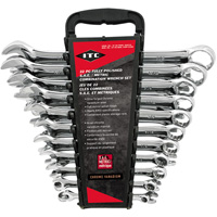 ICWP-22SM Wrench Set, Combination, 22 Pieces, Imperial and Metric Equipment World