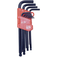 JBHK-10 Long Arm Hex Key Set, 10 Pcs., Imperial Equipment World