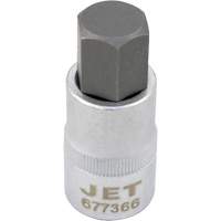 Bit Socket, Hex, 12 mm x 2" L, 1/2" Drive Equipment World