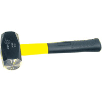 Heavy-Duty Drilling Hammer, 3 lbs., 10-1/2", Fibreglass Handle Equipment World