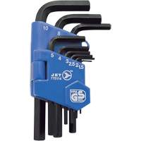JHK-9M Short Arm Hex Key Set, 9 Pcs., Metric Equipment World