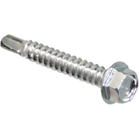 Self Drill Hex Washer, 1" x 10" L, Zinc Plated Equipment World