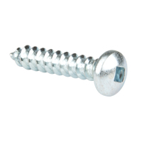 Tapping Screw Pan Head, #14 x 1-1/4" L, Zinc Plated Equipment World