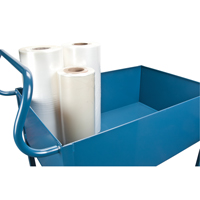 Deep Lipped Service Cart, 2 Tiers, 24" W x 47" H x 36" D, 1200 lbs. Capacity Equipment World