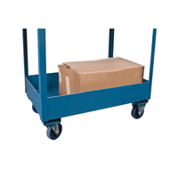 Deep Lipped Service Cart, 2 Tiers, 24" W x 47" H x 36" D, 1200 lbs. Capacity Equipment World