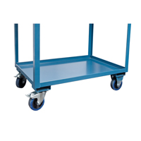 Mobile Service Cart, 2 Tiers, 24" W x 57" H x 40" D, 1200 lbs. Capacity Equipment World
