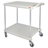 myCart Utility Cart, 2 Tiers, 20" x 35-1/2" x 30", 300 lbs. Capacity Equipment World