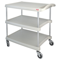 myCart Utility Cart, 3 Tiers, 20" x 35-1/2" x 30", 400 lbs. Capacity Equipment World