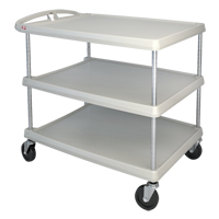 myCart Utility Cart, 3 Tiers, 26" x 36-7/8" x 36", 500 lbs. Capacity Equipment World