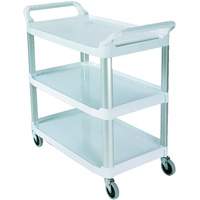 Chariot avec tablette et parois ouvrantes, 3 tiers, 40" x 37" x 20", Capacit&eacute; 300 lb Equipment World