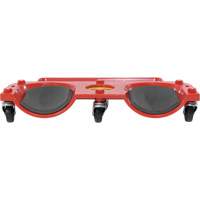 Rolling Knee Dolly, Plastic, Red, 350 lbs. Capacity Equipment World