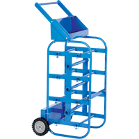 Portable Wire Reel Caddy, Steel, 11 Rod, 19-1/2" W x 43-1/4" H x 17-1/2" D, 150 lbs. Capacity Equipment World