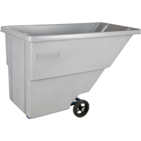 Tilt Truck, Polyethylene, 0.625 cu. yd., 500 lbs. Load Capacity Equipment World