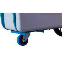 Chariot basculeur en acier, Poly&eacute;thyl&egrave;ne, 0,625 vg³, Capacit&eacute; de charge de 850 lb Equipment World