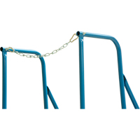 Trailer Access Rolling Ladder with Rails, 4 Steps, 22" Step Width, 37" Platform Height, Steel Equipment World