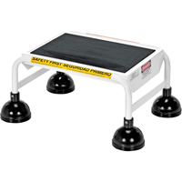 Stop-Step Ladders, 1 Steps, 16" Step Width, 9-9/16" Platform Height, Steel Equipment World