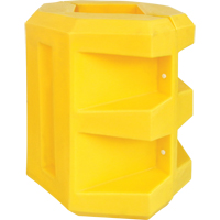 Short Column Protector, 6" x 6" Inside Opening, 24" L x 24" W x 24" H, Yellow Equipment World